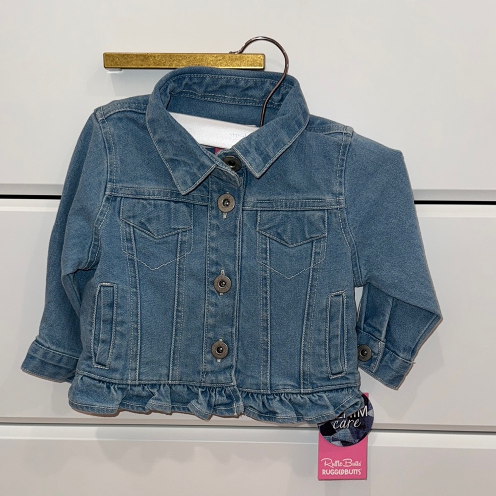 Ruffle Butts Blue Jean Jacket Classic Denim Style